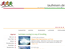 Tablet Screenshot of laufreisen.de